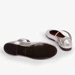 PENELOPE CHILVERS Rock & Roll Leather Shoes in Silver