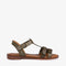 PENELOPE CHILVERS Granada Leather Sandal in Khaki