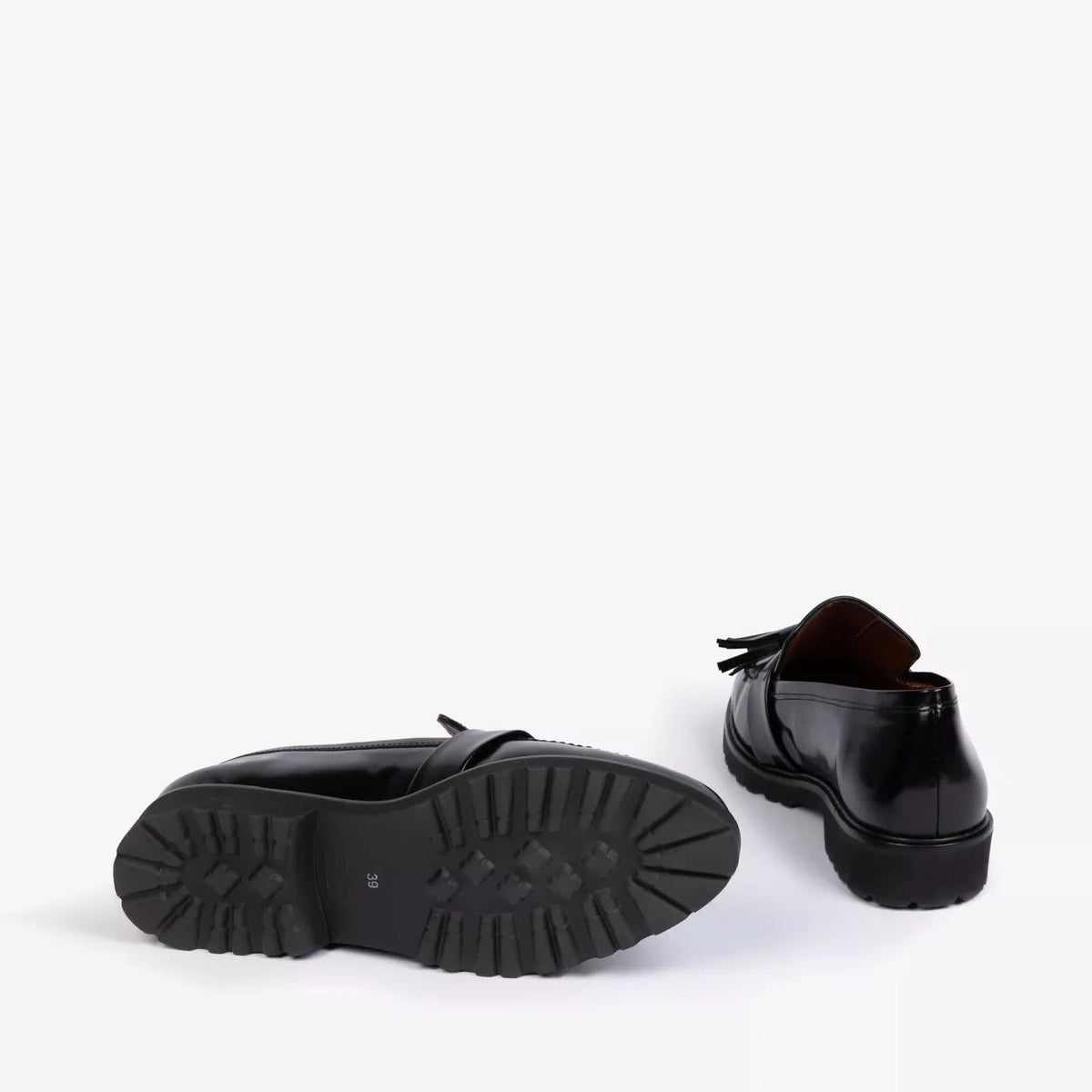 PENELOPE CHILVERS Irvine Tassel Loafer in Black