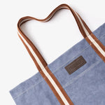 PENELOPE CHILVERS Wilderness Waxed Cotton Tote in Navy