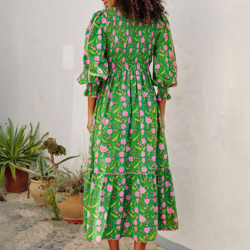 PINK CITY PRINTS Izzy Dress in Amazonia Jungle