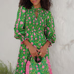 PINK CITY PRINTS Izzy Dress in Amazonia Jungle