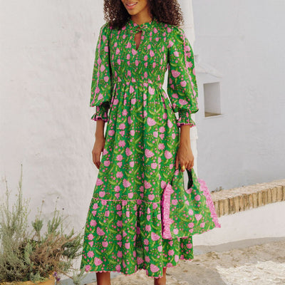 PINK CITY PRINTS Izzy Dress in Amazonia Jungle