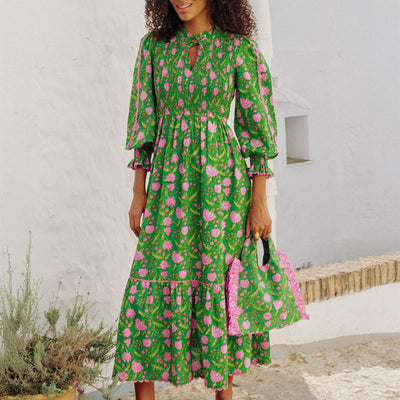 PINK CITY PRINTS Izzy Dress in Amazonia Jungle