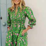 PINK CITY PRINTS Izzy Dress in Amazonia Jungle