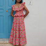 PINK CITY PRINTS Rah Rah Skirt in Candy Jaal