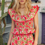 PINK CITY PRINTS Susie Top in Candy Jaal