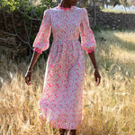Tilly Dress in Hollyhock Meadow