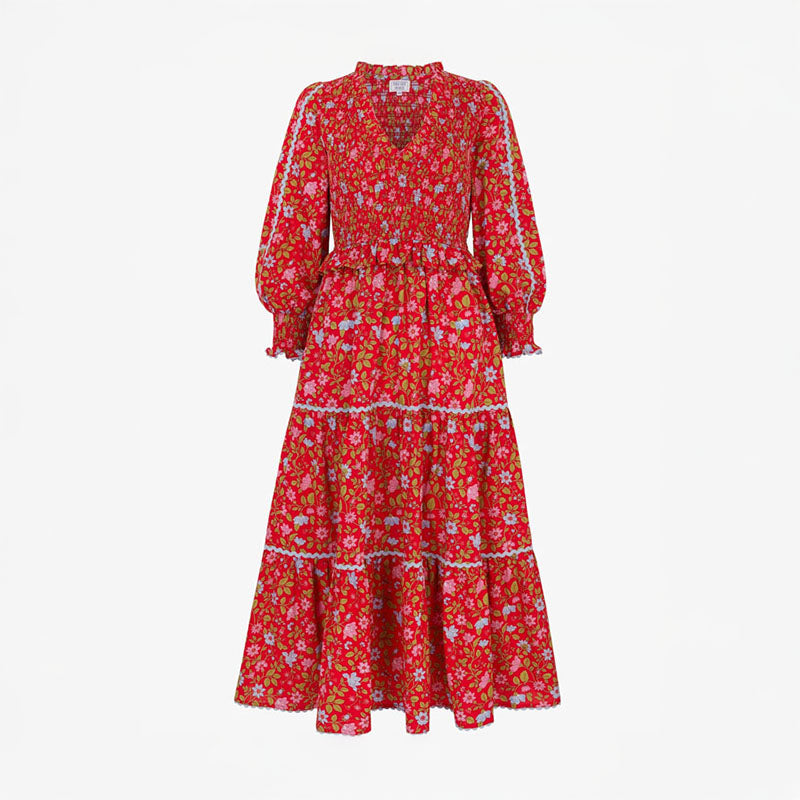 PINK CITY PRINTS Mia Dress in Poppy Meadow