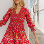 PINK CITY PRINTS Mia Dress in Poppy Meadow