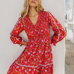 PINK CITY PRINTS Mia Dress in Poppy Meadow