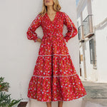 PINK CITY PRINTS Mia Dress in Poppy Meadow