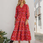 PINK CITY PRINTS Mia Dress in Poppy Meadow
