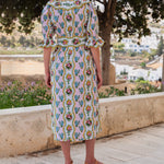 PINK CITY PRINTS Ava Cotton Dress in Vintage Bouquet