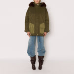 BERENICE Parka Coat in Khaki