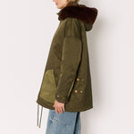 BERENICE Parka Coat in Khaki