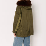 BERENICE Parka Coat in Khaki
