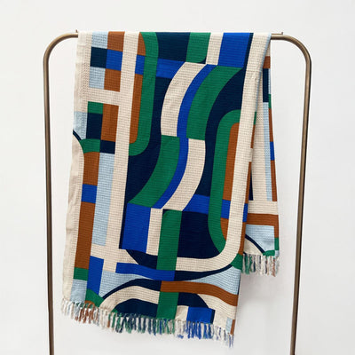 MAPOESIE Supersonic Blanket in Blue