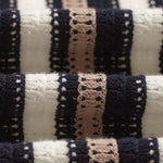 WAX LONDON Porto Short Sleeve Polo in Ecru/Black