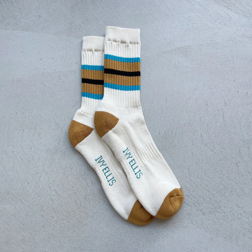 IVY ELLIS Mens Puck Socks in Dellucci