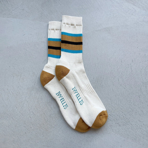 IVY ELLIS Mens Puck Socks in Dellucci