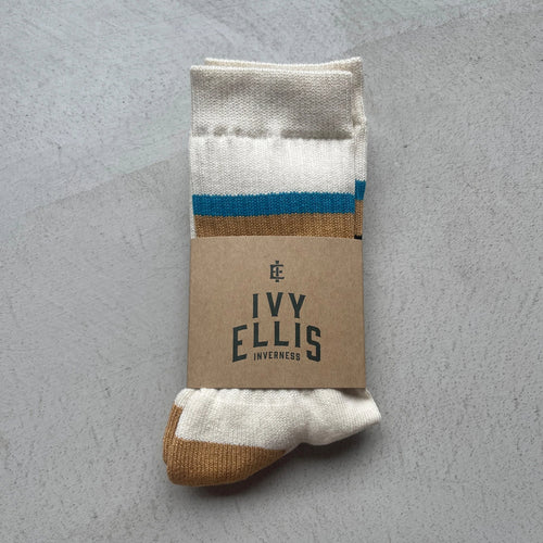 IVY ELLIS Mens Puck Socks in Dellucci