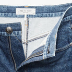 RAG & BONE Miramar Terry Sofie Denim-Style Trousers in Almond