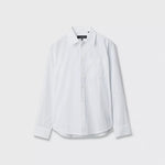 RAG & BONE Relaxed Poplin Shirt in White/Stripe