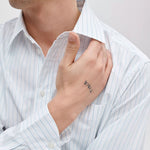 RAG & BONE Relaxed Poplin Shirt in White/Stripe