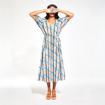 MAPOESIE Alba Echo Dress in Blue