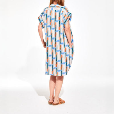 MAPOESIE Syracuse Echo Dress in Blue