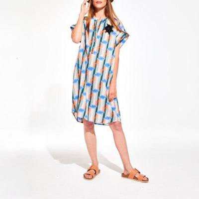 MAPOESIE Syracuse Echo Dress in Blue