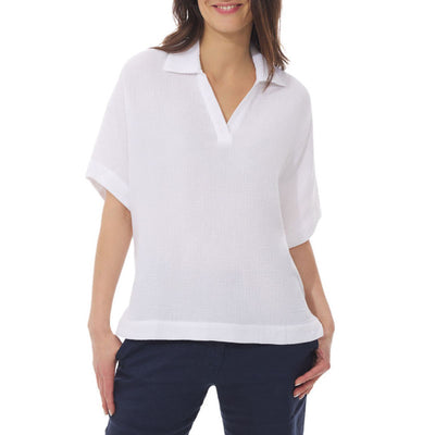 MOUSQUETON Rozena Top in White