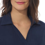 MOUSQUETON Rozena Top in Navy
