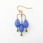 PHILIPPA KUNISCH Small Bell Earrings in Blue