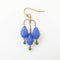 PHILIPPA KUNISCH Small Bell Earrings in Blue