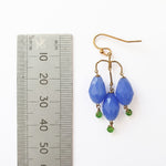 PHILIPPA KUNISCH Small Bell Earrings in Blue