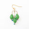PHILIPPA KUNISCH Small Bell Earrings in Green