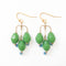 PHILIPPA KUNISCH Small Bell Earrings in Green