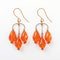 PHILIPPA KUNISCH Small Bell Earrings in Orange