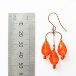 PHILIPPA KUNISCH Small Bell Earrings in Orange