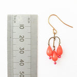 PHILIPPA KUNISCH Small Bell Earrings in Pink