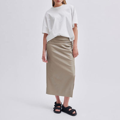 SECOND FEMALE Seema Skirt in Roasted Cashew