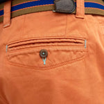 Beach Horizon Cord Shorts in Terracotta Orange