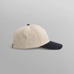 WAX LONDON Spencer Sports Cap in Stone/Navy
