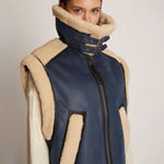 MUNTHE Tuppa Gilet in Blue