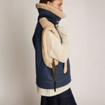MUNTHE Tuppa Gilet in Blue
