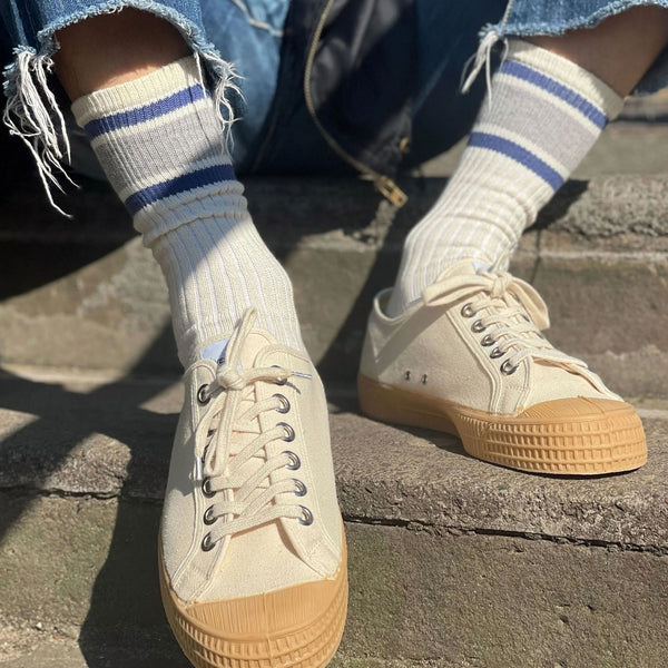 IVY ELLIS Mens Vintage Cotton Sport Socks in Sanders