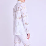 Vizena Broderie Anglaise Jacket in White
