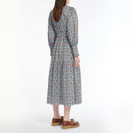 WEEKEND MAX MARA Timoteo Printed Twill Dress in White Flower
